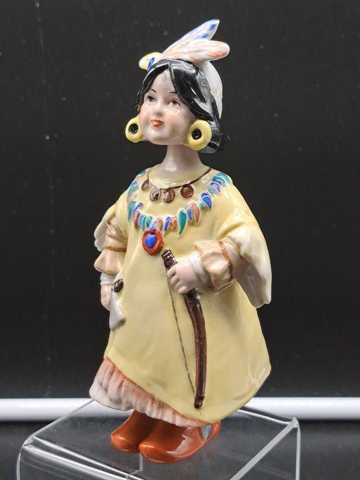 Albert Stahl & Co. - Beeld, Apache (Indienne) - 14.5 cm -, Antiek en Kunst, Antiek | Glaswerk en Kristal