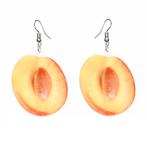 Fako Bijoux® - Oorbellen - Groente & Fruit - Perzik, Verzenden, Nieuw