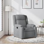 vidaXL Relaxfauteuil lichtgrijze stof, Verzenden, Nieuw