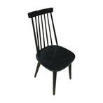 Houten stoel 44×44×93cm Zwart Gebruikt, Zakelijke goederen, Kantoor en Winkelinrichting | Kantoormeubilair en Inrichting, Ophalen of Verzenden