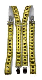 Meetlat Bretels (grote maatvoering) met 4 extra sterke clips, Verzenden, Nieuw