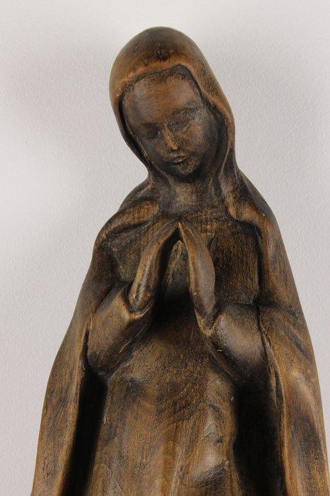 Snijwerk, Biddende Maria - 46 cm - Hout, Antiek en Kunst, Antiek | Boeken en Manuscripten