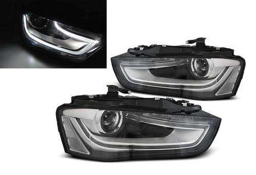 LED Koplampen Bi Xenon look voor Audi A4 B8.5, Auto diversen, Tuning en Styling, Ophalen of Verzenden