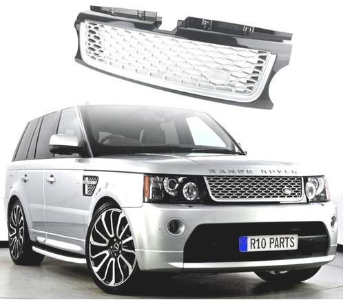 GRILLE POUR RANGE ROVER SPORT 10-13 NOIR BRILLANT ARGENT, Auto-onderdelen, Carrosserie, Verzenden