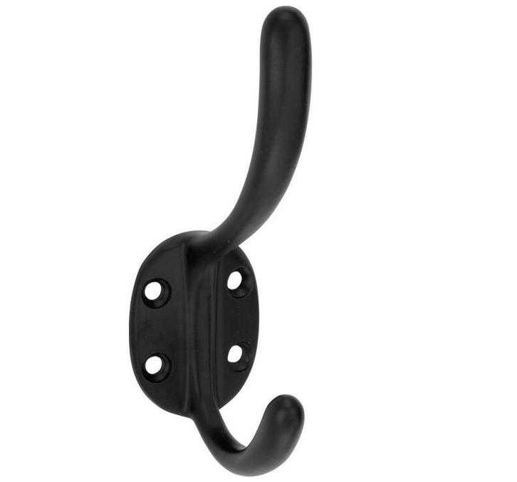 Hoedhaak Bern mat zwart, Huis en Inrichting, Woonaccessoires | Kapstokken, Nieuw, Overige materialen