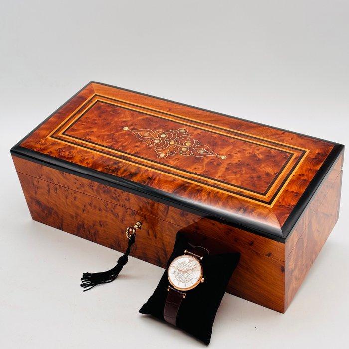 Prestige - Sieradendoos - Thuya-houten horlogedoos - Hout,, Antiek en Kunst, Curiosa en Brocante