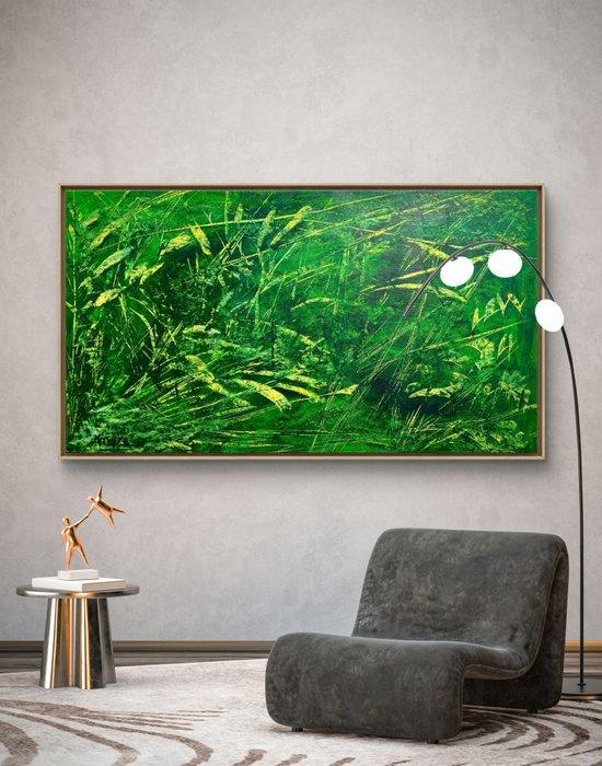 maZe - OPEN GARDEN - XXL, Antiek en Kunst, Kunst | Schilderijen | Modern