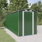 vidaXL Tuinschuur 192x523x223 cm gegalvaniseerd staal groen, Tuin en Terras, Verzenden, Nieuw