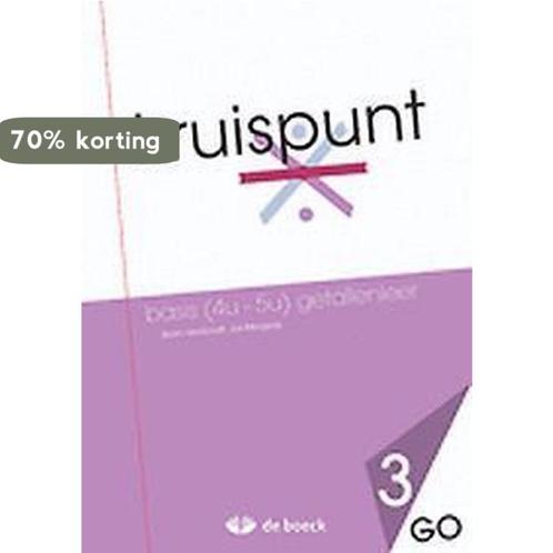 Kruispunt 3 - basis (4u - 5u) getallenleer (go) -, Boeken, Schoolboeken, Zo goed als nieuw, Verzenden