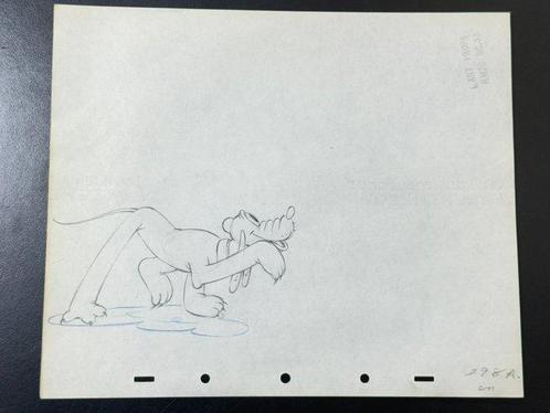 Walt Disney - Pluto Productietekening - Society Dog Show, Boeken, Strips | Comics