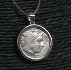 Modern zilver Hanger met oude Griekse Alexander de Grote