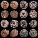 Romeinse Rijk. Lot comprising eight (8) coins: III-IV, Postzegels en Munten