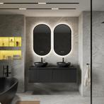 Badkamermeubelset BWS Linea | 120 cm | Mat Zwart, Doe-het-zelf en Bouw, Ophalen of Verzenden, Nieuw, Bad