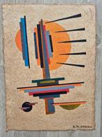 Boris Alepkow (XIX-XX) - Composition abstraite · Gouache