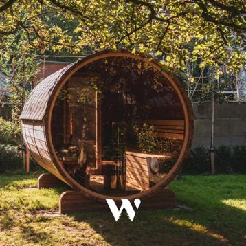 Geniet van Wellness thuis | Buitensauna en Barrelsauna beschikbaar voor biedingen