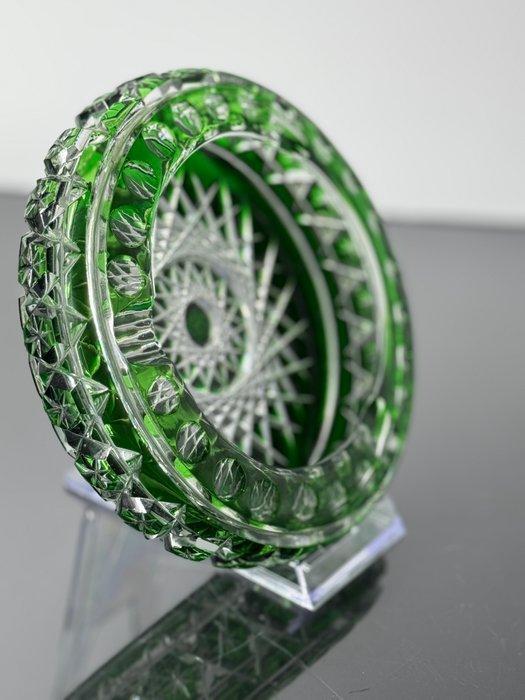 Asbak - Kristal - glazen asbak, Antiek en Kunst, Curiosa en Brocante