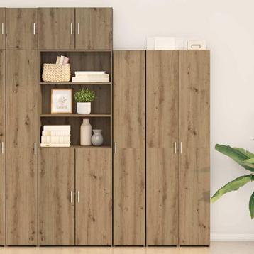 vidaXL Highboard artisanaal eikenkleurig 30 x 42.5 x 185 cm, Verzenden