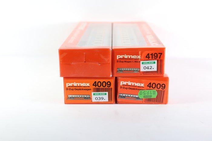 Primex H0 - 4009/4197 - Modeltrein personenwagen (2) -, Hobby en Vrije tijd, Modeltreinen | H0