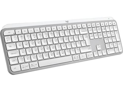 Logitech MX Keys S - Draadloos Toetsenbord - Qwerty - Pale, Computers en Software, Toetsenborden, Zo goed als nieuw, Verzenden