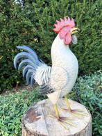 sculptuur, Schitterende haan - 39 cm - IJzer, Antiek en Kunst