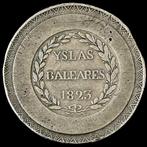 Spanje. Fernando VII. 5 Pesetas Mallorca - 1823 - Yslas