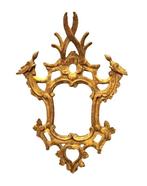 Wandspiegel (2) - Vurenhout - Gouden houten spiegels