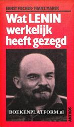 Wat Lenin werkelijk heeft gezegd 9789060745861 Fischer, Boeken, Verzenden, Gelezen, Fischer