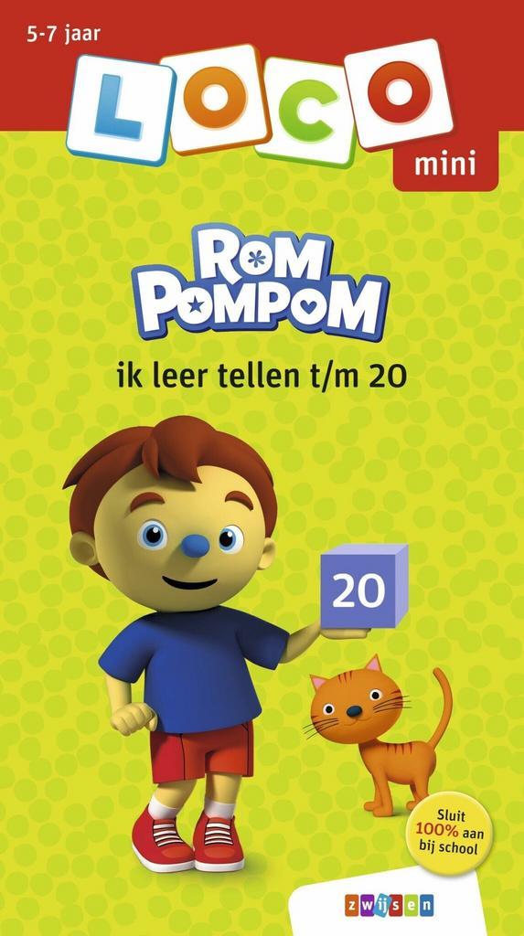 Loco Mini - Rompompom ik leer tellen t/m 20 (9789048743964), Antiek en Kunst, Antiek | Boeken en Manuscripten, Verzenden