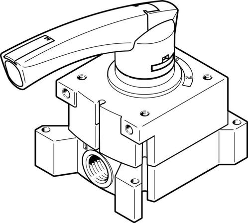 Festo 4/3 Vanne À Levier Manuel Pressurisé M5 170L/Min -, Doe-het-zelf en Bouw, Gereedschap | Overige machines, Verzenden