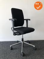 Ahrend 230 - hoge rug - gepolijst aluminium voetkruis en rug, Werkplek, Ophalen of Verzenden, Gebruikt, Stoel
