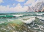 Karpenko Vitalii (XX) - Seascape with wave