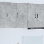 vidaXL Keukenkast aan de muur Beton Grijs 40 x 31 x 80 cm, Verzenden, Nieuw