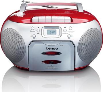 Lenco SCD-410RD - Radio Cassette - CD-speler, Verzenden
