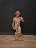 Statue, David Terracotta Toscana - 120 cm - Faïence, Antiek en Kunst, Curiosa en Brocante