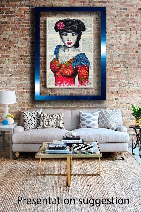 Margot Laffon - Sweet Mariana - Original painting, Antiek en Kunst, Kunst | Designobjecten