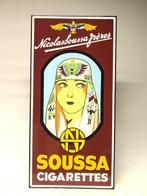 Susse Frères - Soussa Cigarettes - Panneau publicitaire -