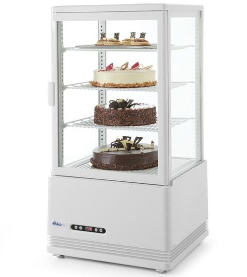 Koelvitrine | 68L | Wit | +2°C/+6°C | 4 Niveaus |, Zakelijke goederen, Horeca | Keukenapparatuur, Nieuw in verpakking, Verzenden