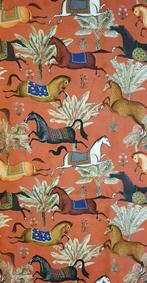 Artmaison Zeldzame Oosterse stof met rennende paarden -, Antiek en Kunst