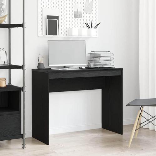 vidaXL Bureau 90x40x72 cm spaanplaat zwart eikenkleurig, Huis en Inrichting, Bureaus, Nieuw, Verzenden