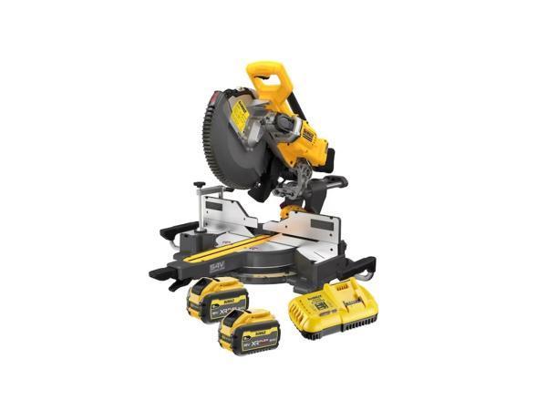 Veiling - DeWalt accu afkort-/verstekzaag ø305mm 54V DCS781, Doe-het-zelf en Bouw, Gereedschap | Zaagmachines