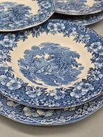 Eetservies - Enoch Wedgwood – „Woodland“ – 9 Speiseteller, Antiek en Kunst