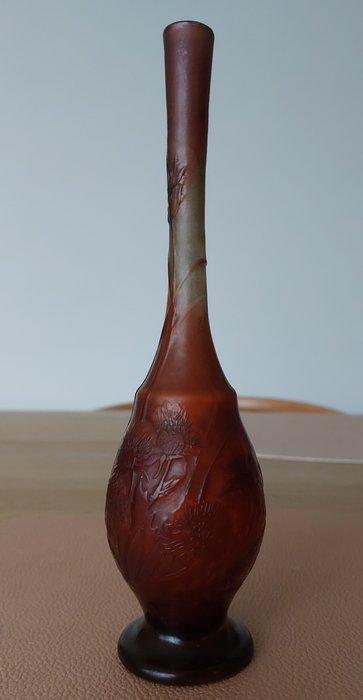 Emile Gallé - Vaas - Glas - Art Nouveau, Antiek en Kunst, Antiek | Glaswerk en Kristal