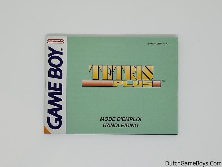Gameboy Classic - Tetris Plus - NFAH - Manual, Games en Spelcomputers, Games | Nintendo Game Boy, Gebruikt, Verzenden