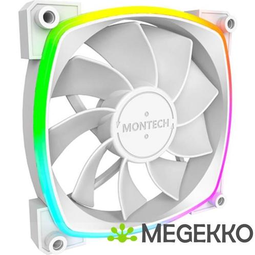Montech RX120 PWM 3-Pack Wit, Computers en Software, Computerkoelers, Nieuw, Verzenden