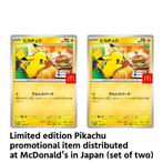 Pokémon - 2 Card - Pikachu 020/M-P Limited edition, Promo, Nieuw