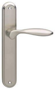 Intersteel Deurkruk George op langschild blind nikkel mat, Doe-het-zelf en Bouw, Hang- en Sluitwerk, Ophalen of Verzenden