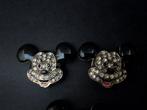 Statue, Swarovski vintage Disney Mickey Mouse oorclips en
