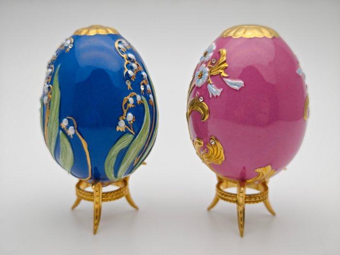 Fabergé ei - 2 House of Fabergé Eggs - Porselein, Antiek en Kunst, Curiosa en Brocante