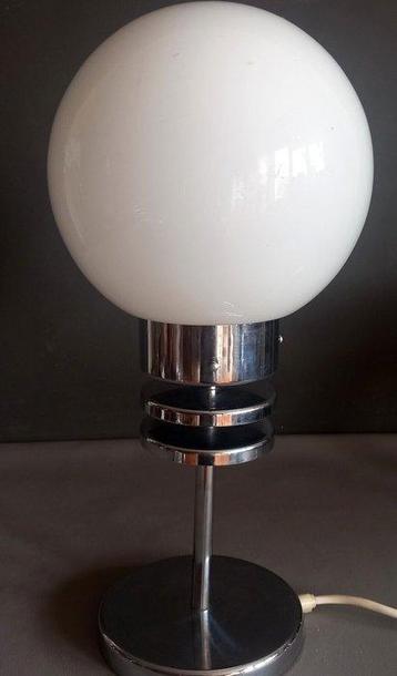 Lampe de table - Chrome - Lampe de table art déco