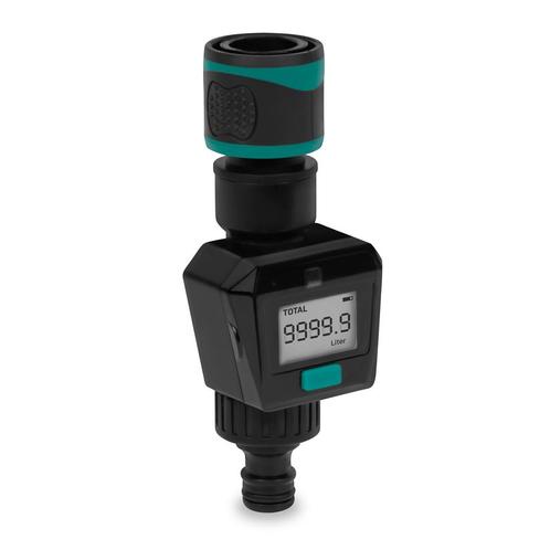 Watermeter - Digitaal | Incl. Slangkoppelingen & batterij, Tuin en Terras, Tuinsproeiers, Nieuw, Verzenden